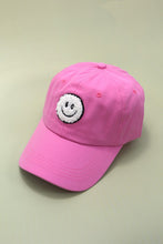 Washed Sherpa Smiley Face Ball Cap