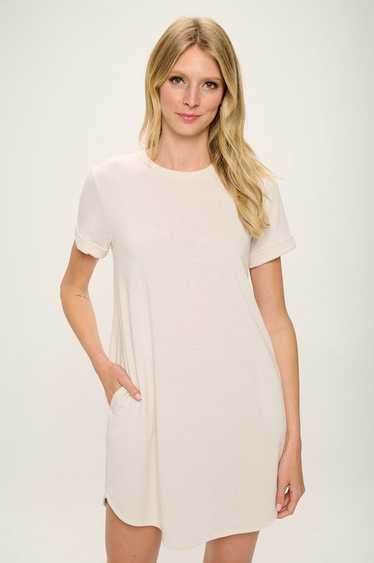 french terry shirt dress Terry Tshirt Dress The Shell Station