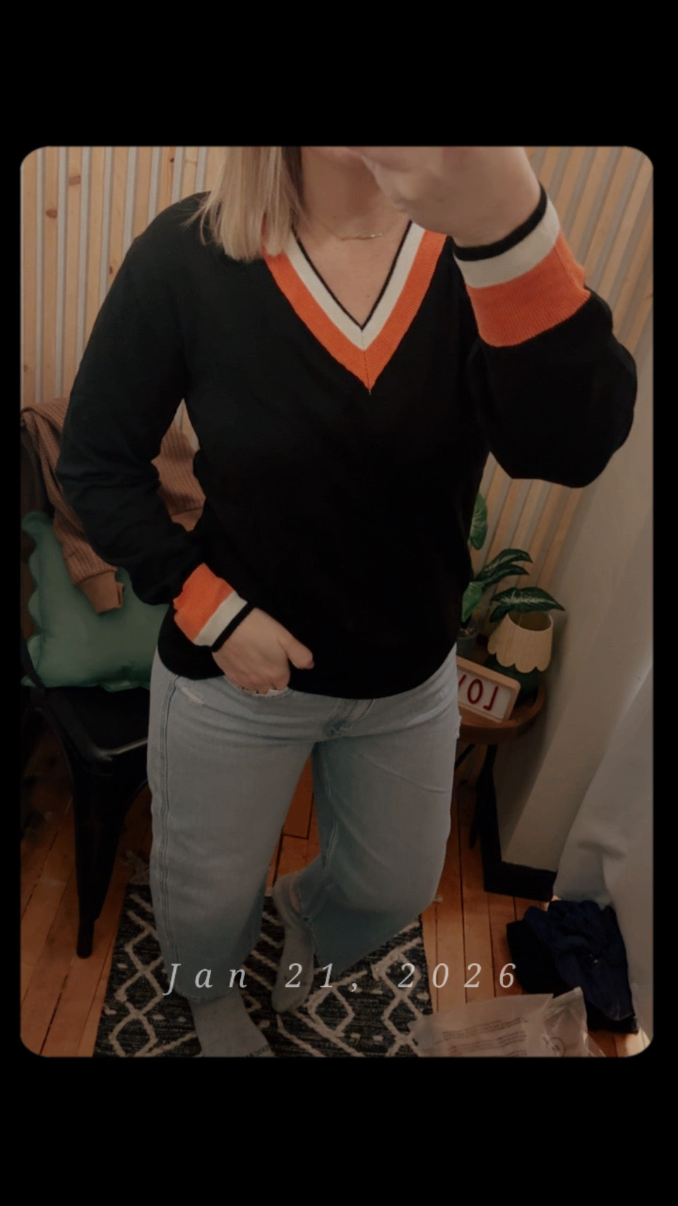 Varsity Stripe Sweater