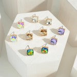 Rhinestone Stud Earrings