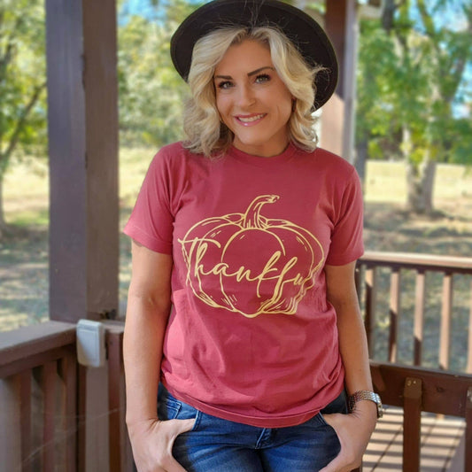 Thankful Pumpkin Graphic Tee