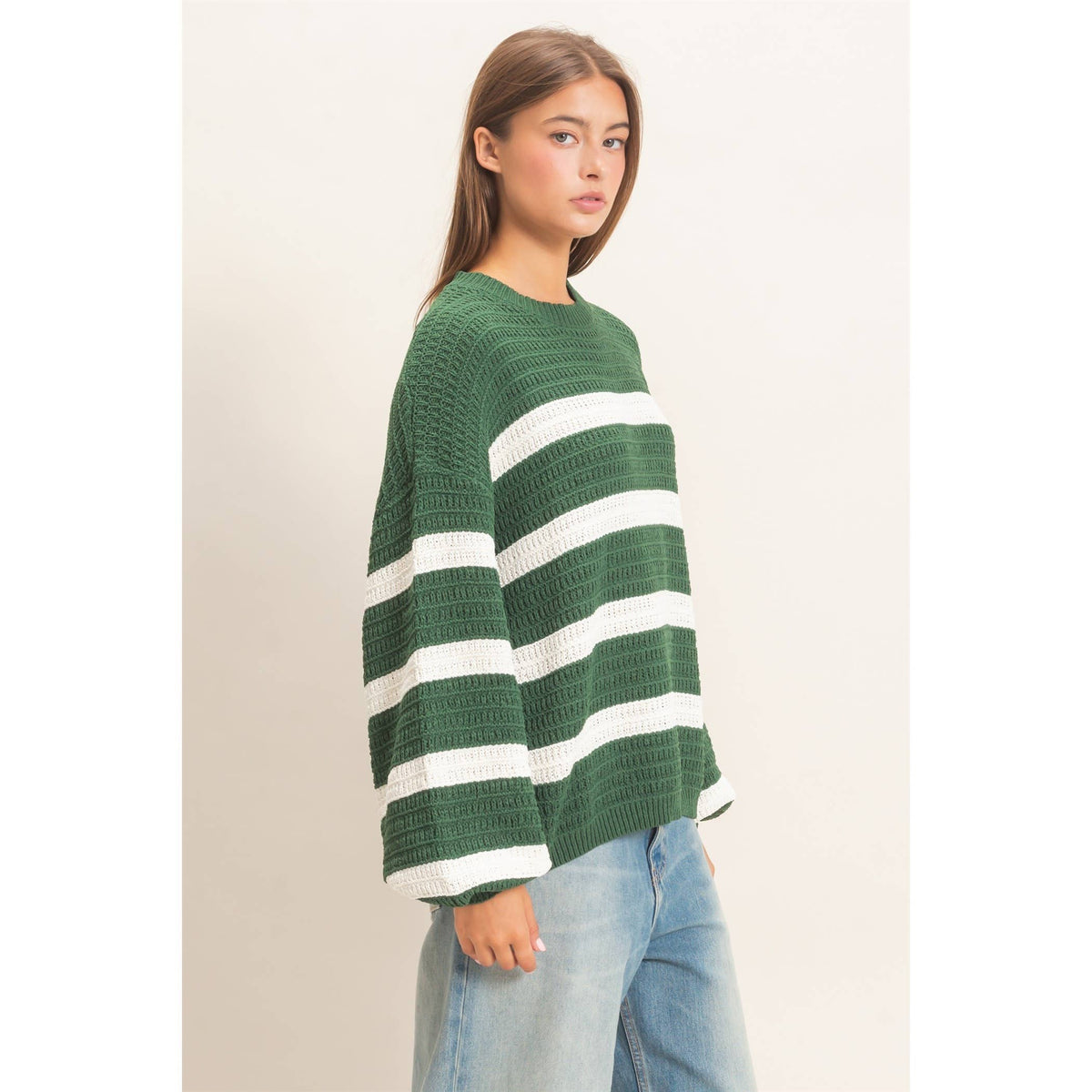 Striped Oversized Sweater