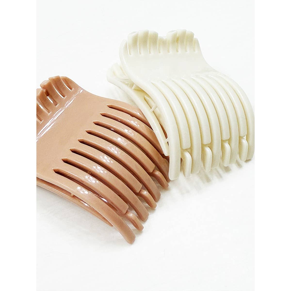 Neutral Colors of Flat Hair Clips