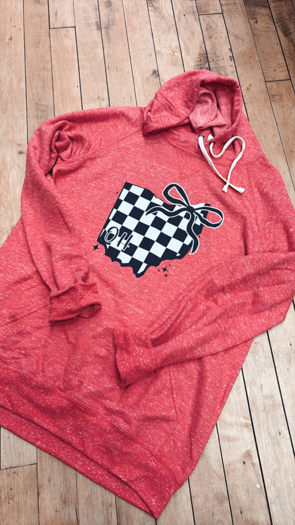Checkered Ohio Snow Hoodie
