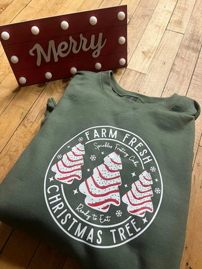 Farm Fresh Christmas Trees Ready to Eat Apparel