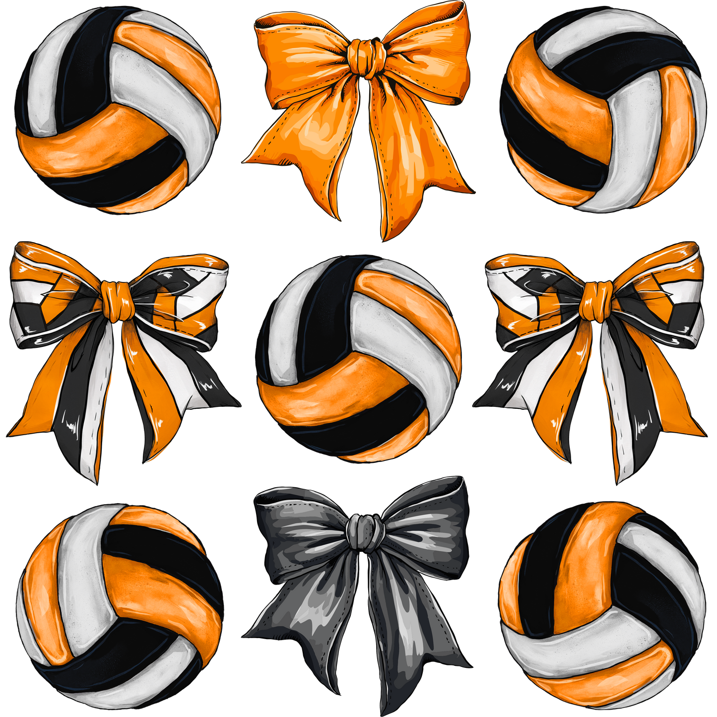 Coquette Volleyball Bow Tee