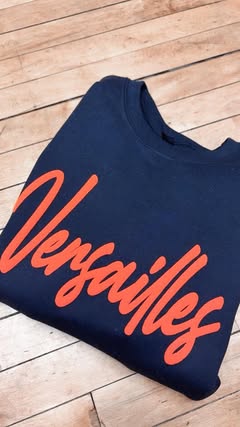 Versailles Script Puff Spiritwear Sweatshirt