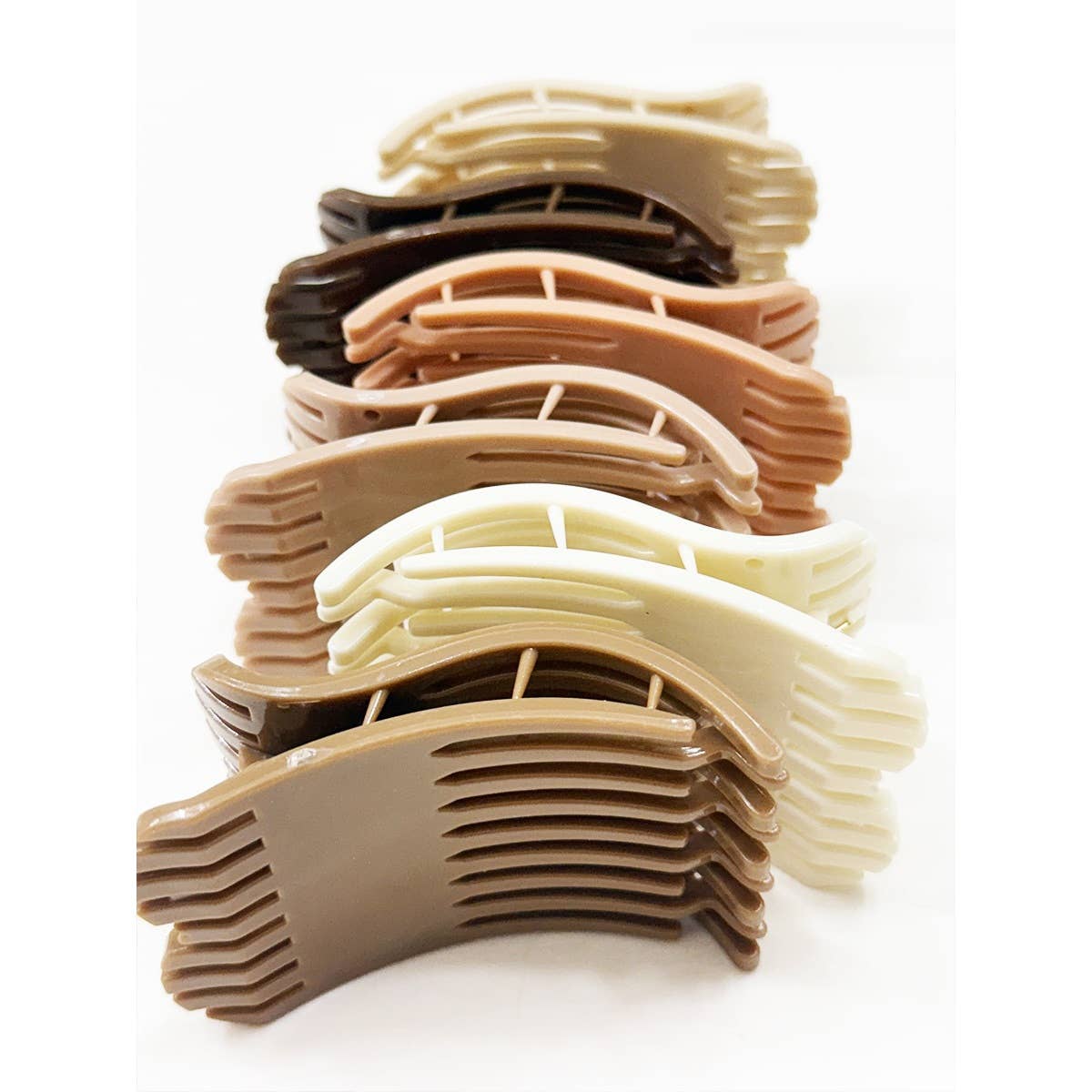 Neutral Colors of Flat Hair Clips