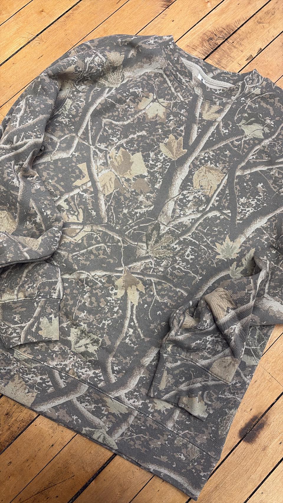 Deadwood Tree Camo Crew Sweatshirt