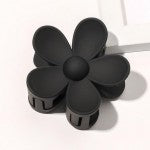 Matte Large Flower Claw Clip