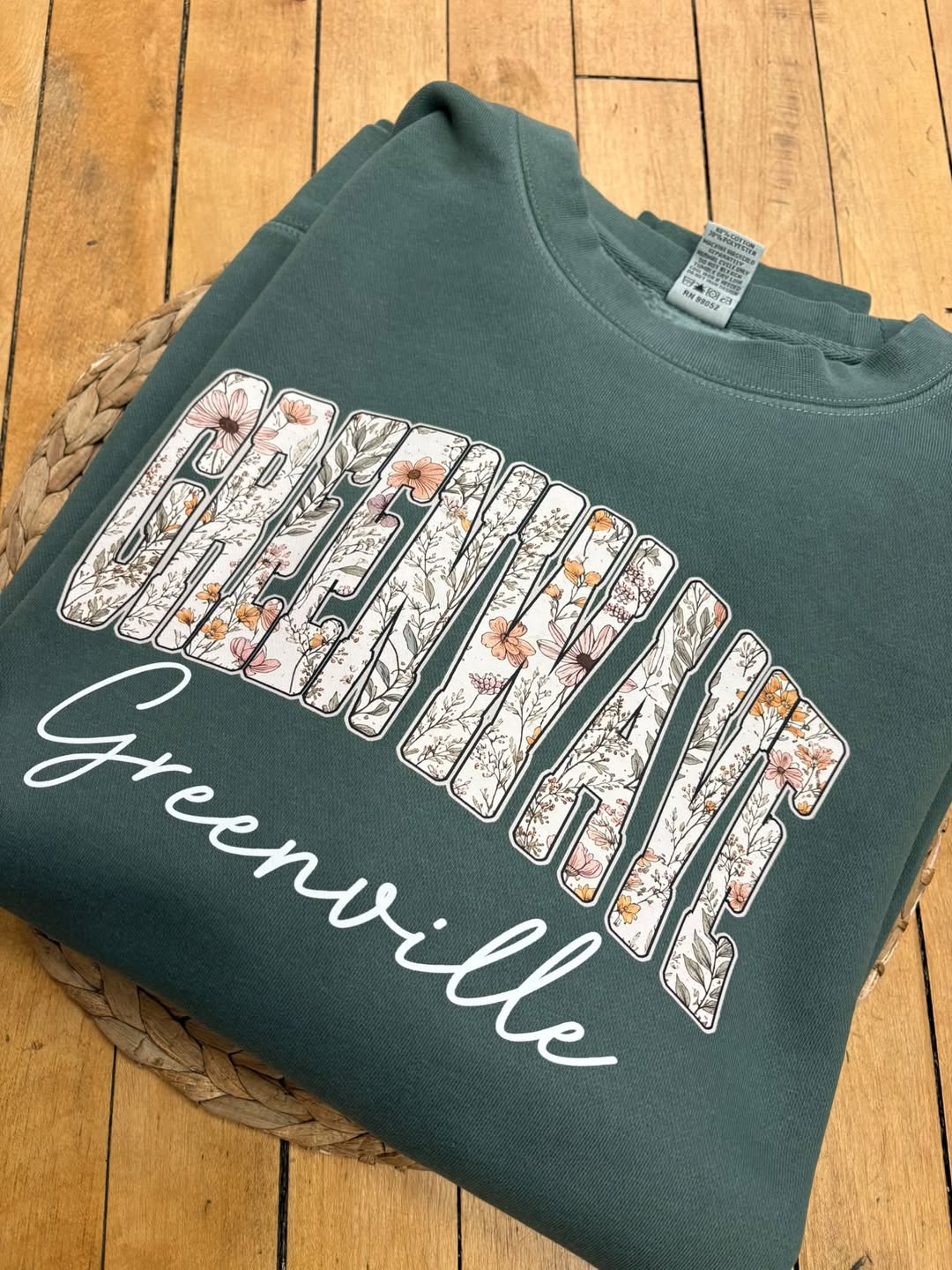 Greenville Floral Pigment Alpine Crew Sweatshirt