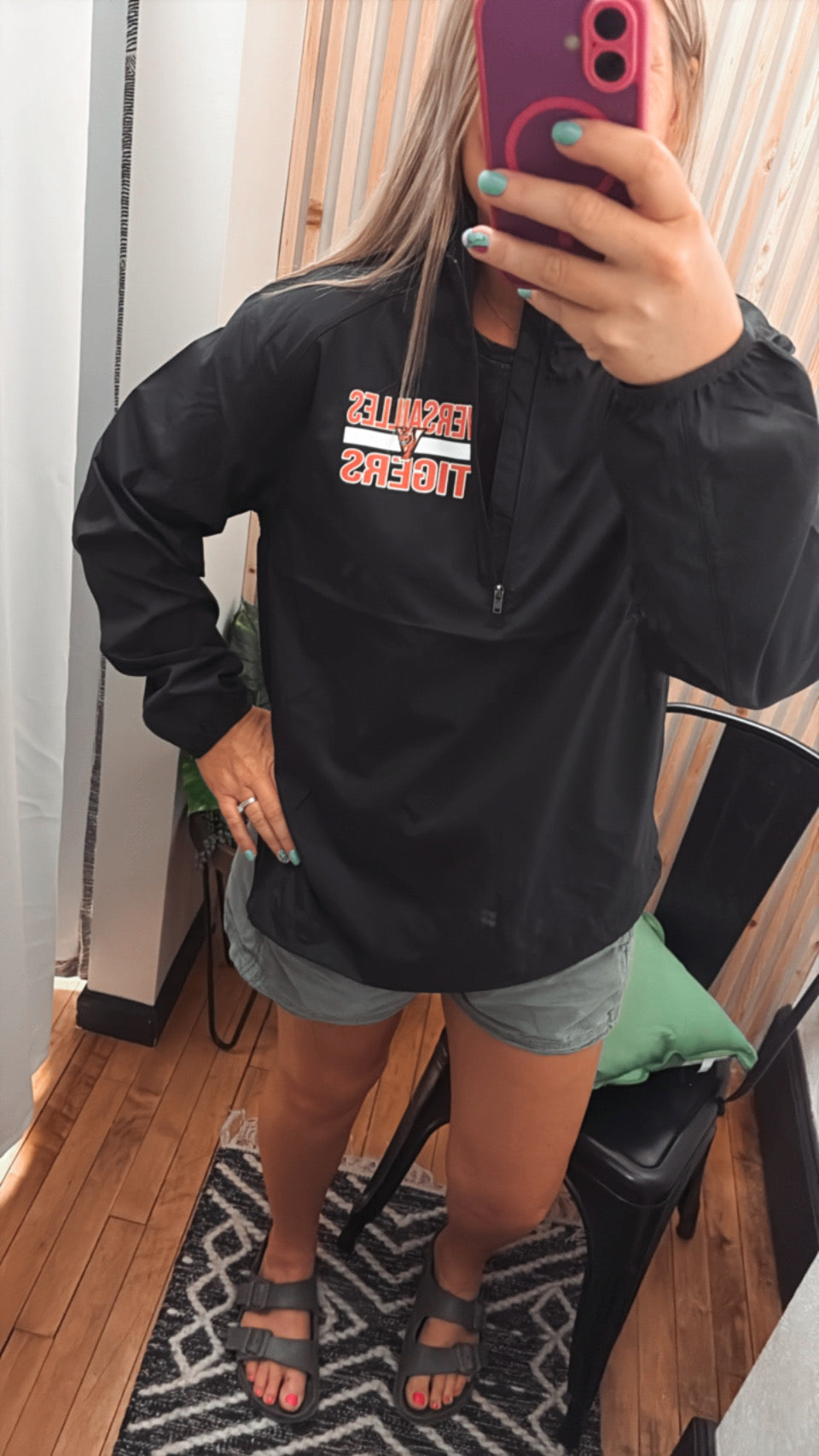 Versailles 1/2 Zip WIndbreaker