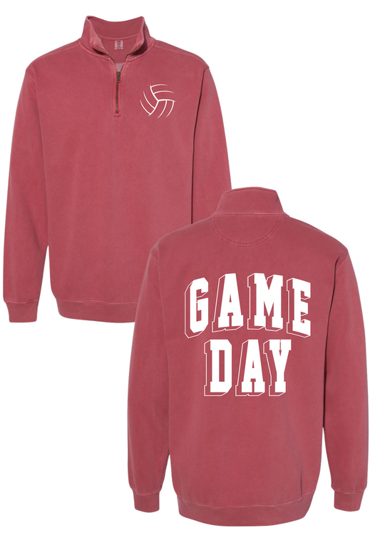 Newton Indians Volleyball Game Day Quarter Zip