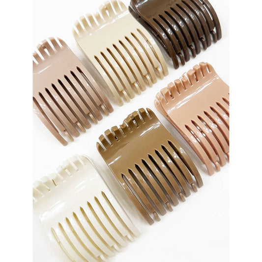 Neutral Colors of Flat Hair Clips