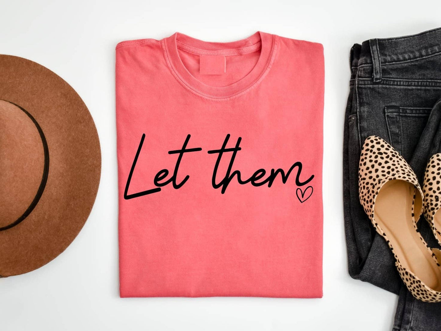 Let Them Coral Faith Graphic Tee