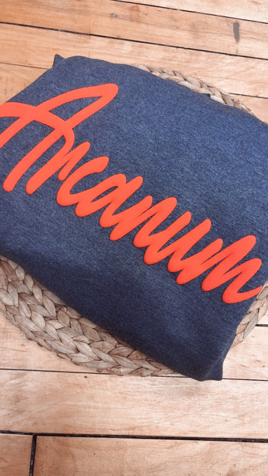 Arcanum Script Puff Spiritwear Sweatshirt