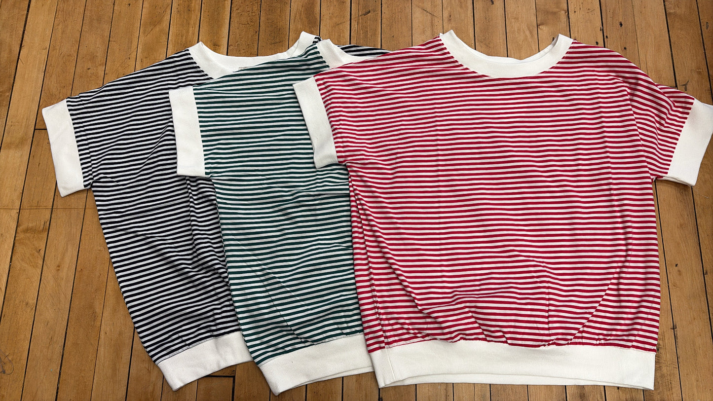 Stripe Banded Top
