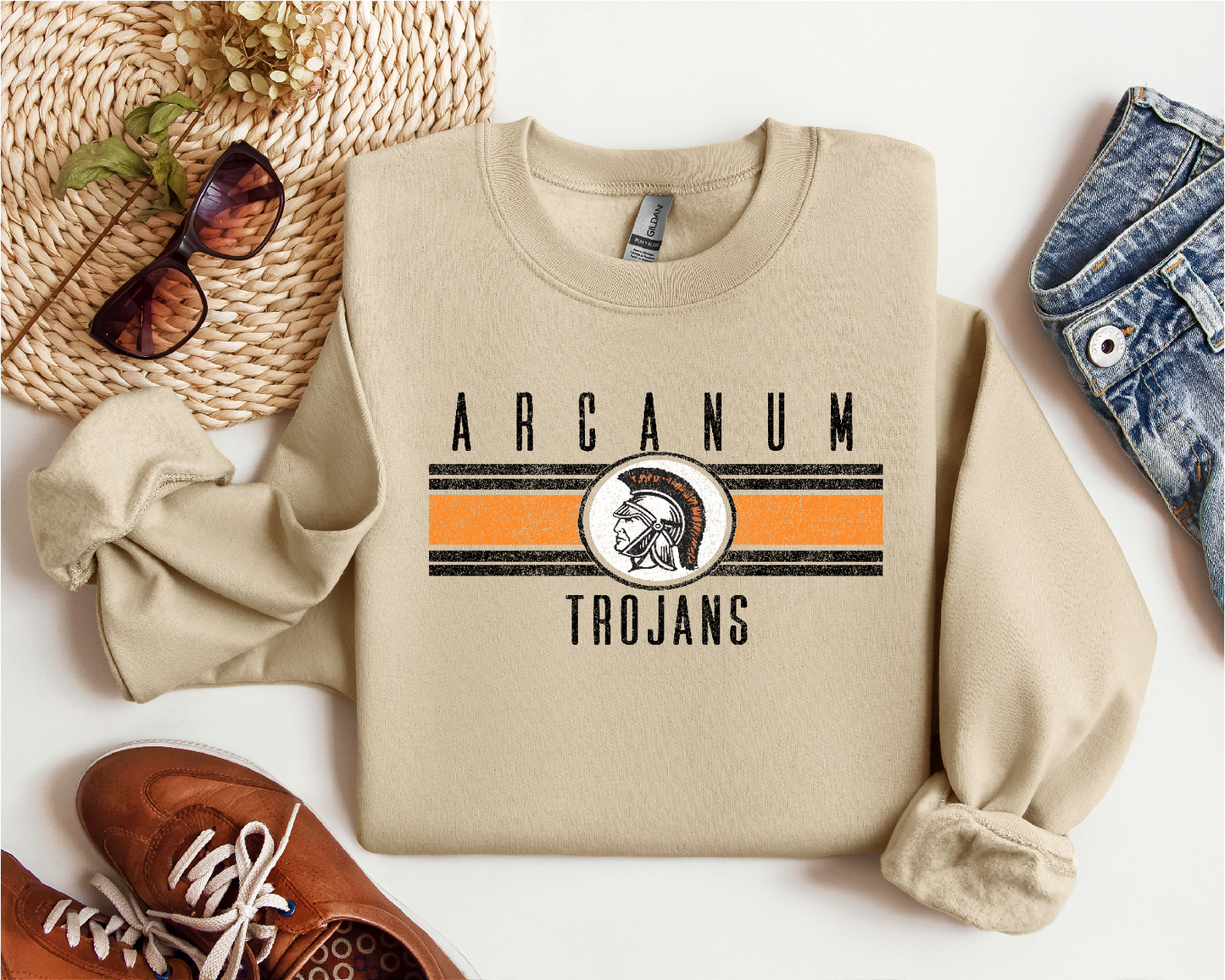 Arcanum Trojans Vintage Lines Apparel