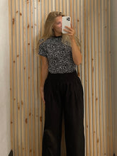 Smocked Wide Leg Pants