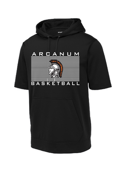 2024 Arcanum Basketball Lines Short Sleeve Hooded Tee