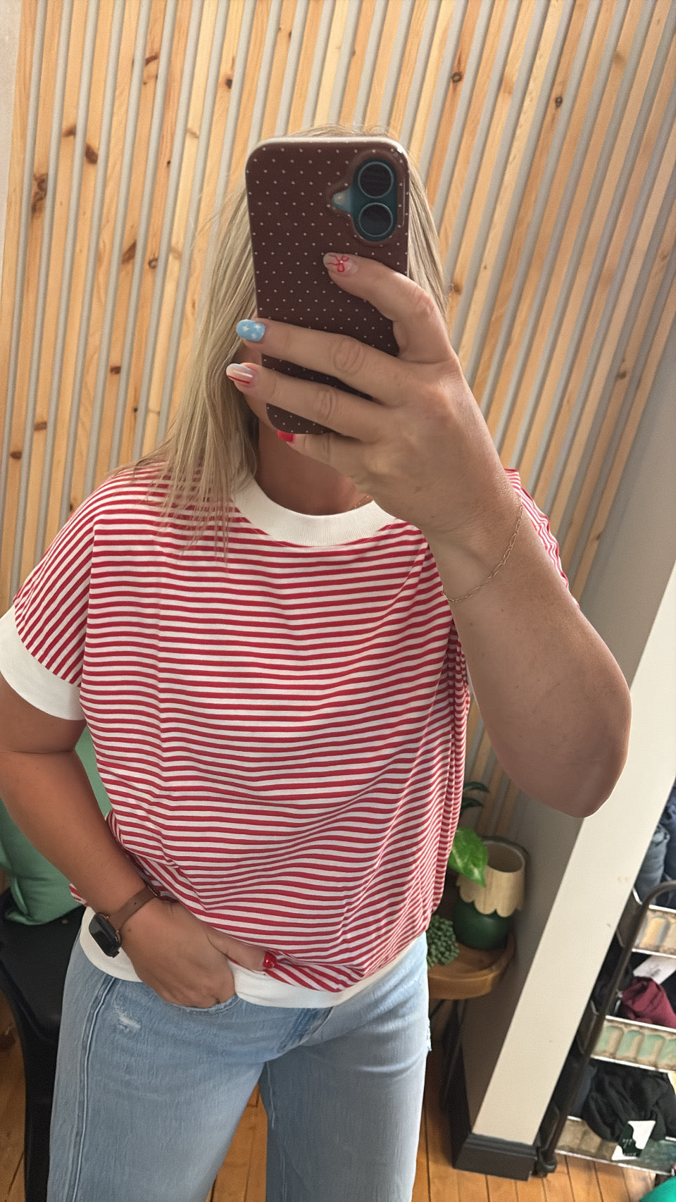 Stripe Banded Top