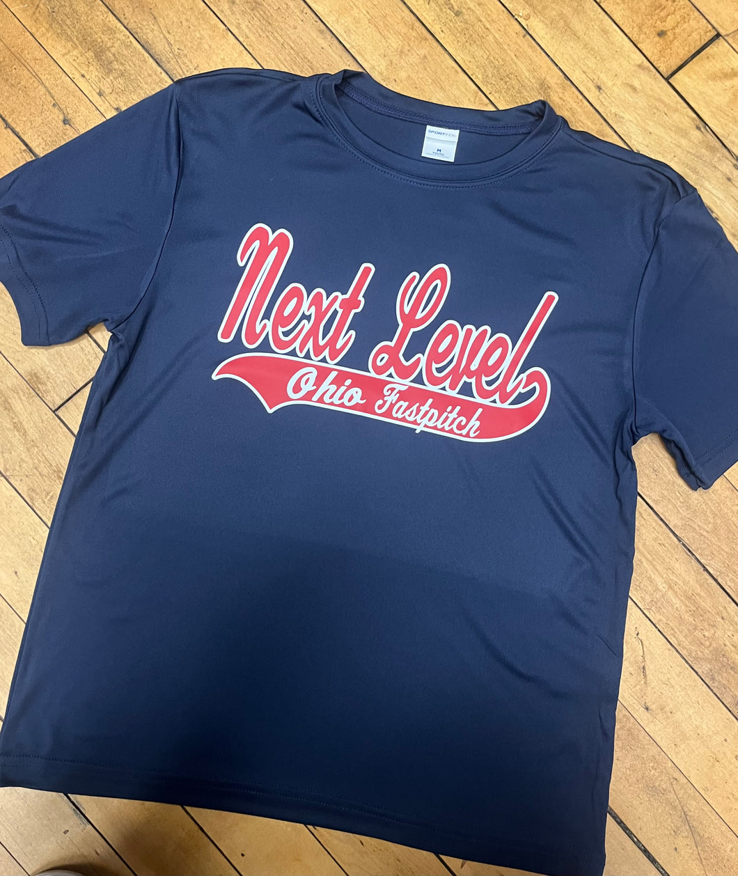 Next Level Script Dri Fit Tee