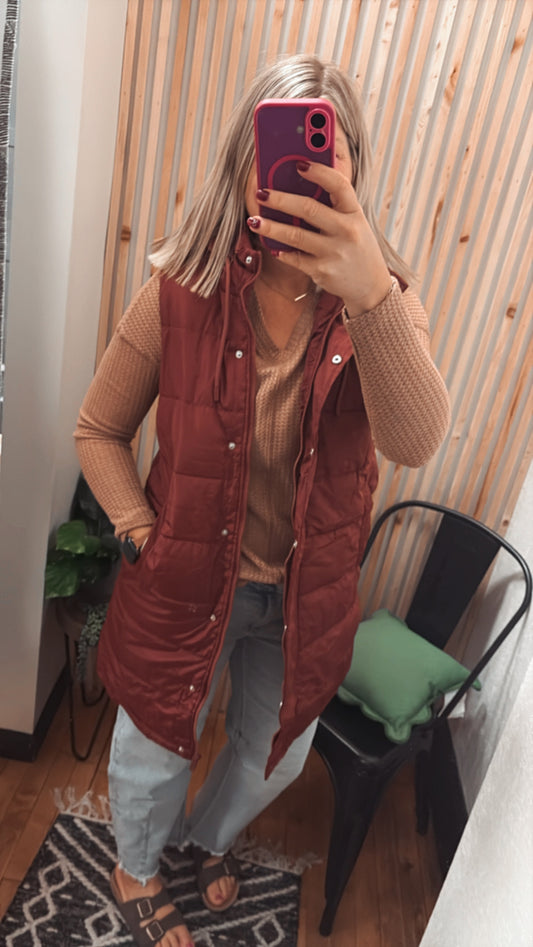 Puffer Long Vest