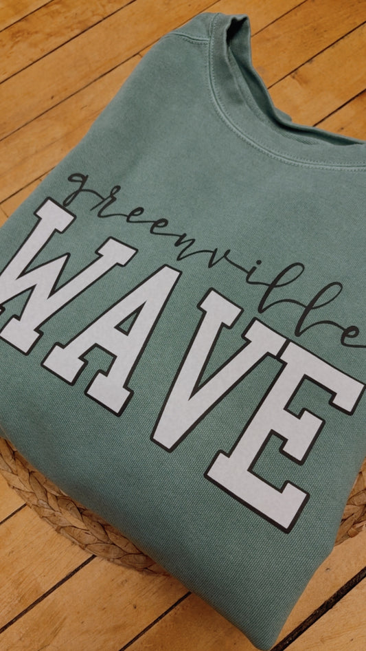 Greenville Greenwave Sketchbook Sweatshirt
