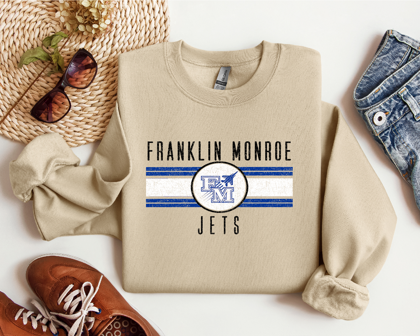 Franklin Monroe Jets Vintage Lines Apparel
