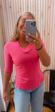 Pink V-Neck Top