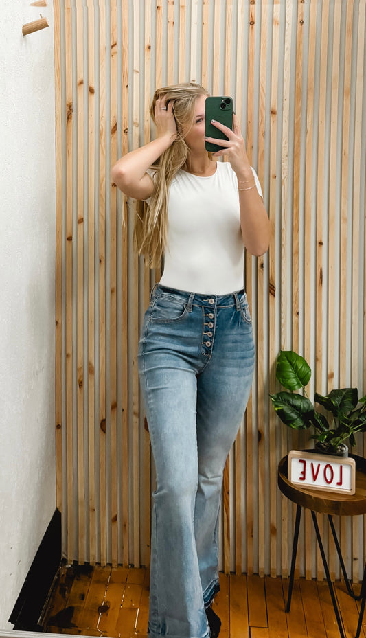 Round Neck Bodysuit