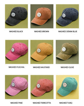 Washed Sherpa Smiley Face Ball Cap