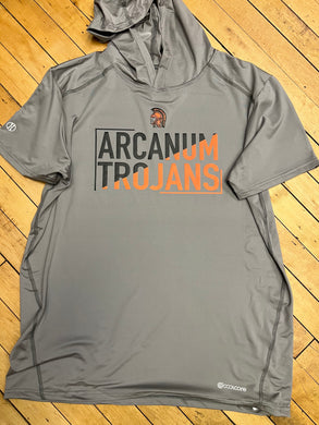 Arcanum Trojans Split Hooded Short Sleeve