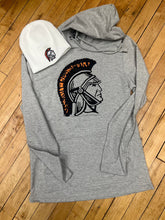 Large Trojan Head Hooded Long Sleeve