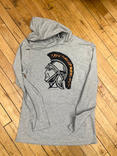 Large Trojan Head Hooded Long Sleeve