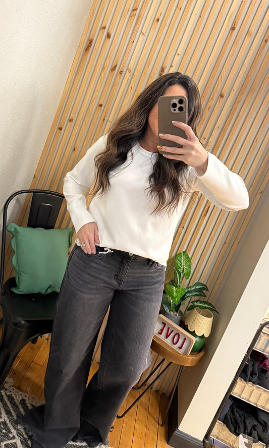 Black Wide Leg Jeans