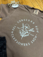 Consider the Wildflowers Espresso Tee