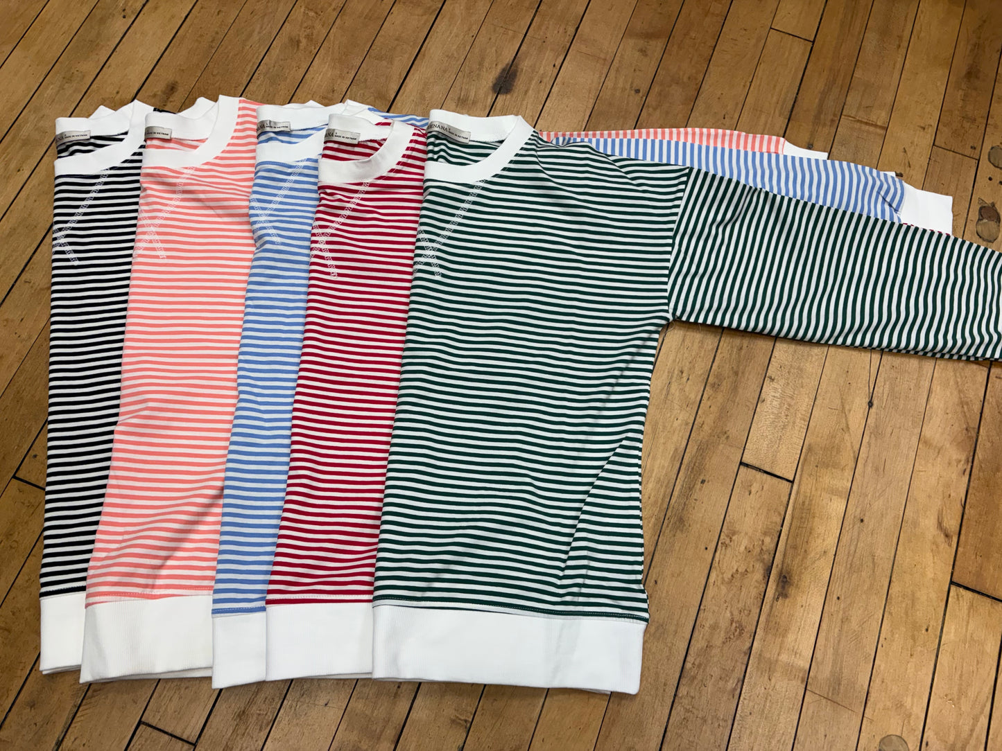 Striped Banded Long Sleeve