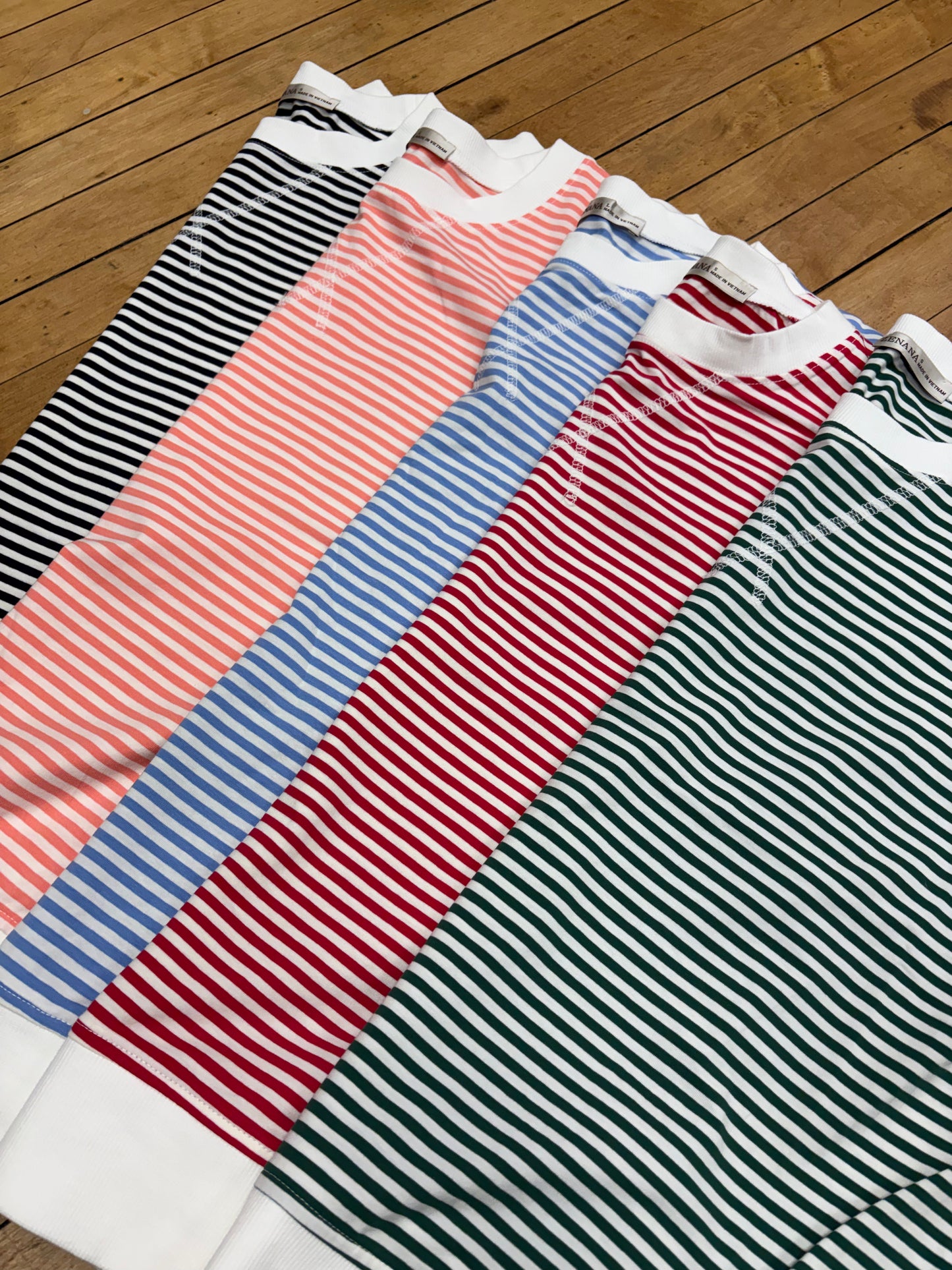 Striped Banded Long Sleeve