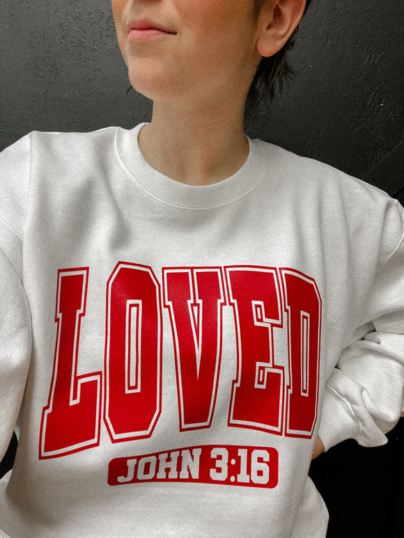 Galentine's Event Deal - LOVED John 3:16 Crew