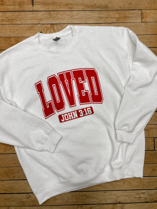 Galentine's Event Deal - LOVED John 3:16 Crew