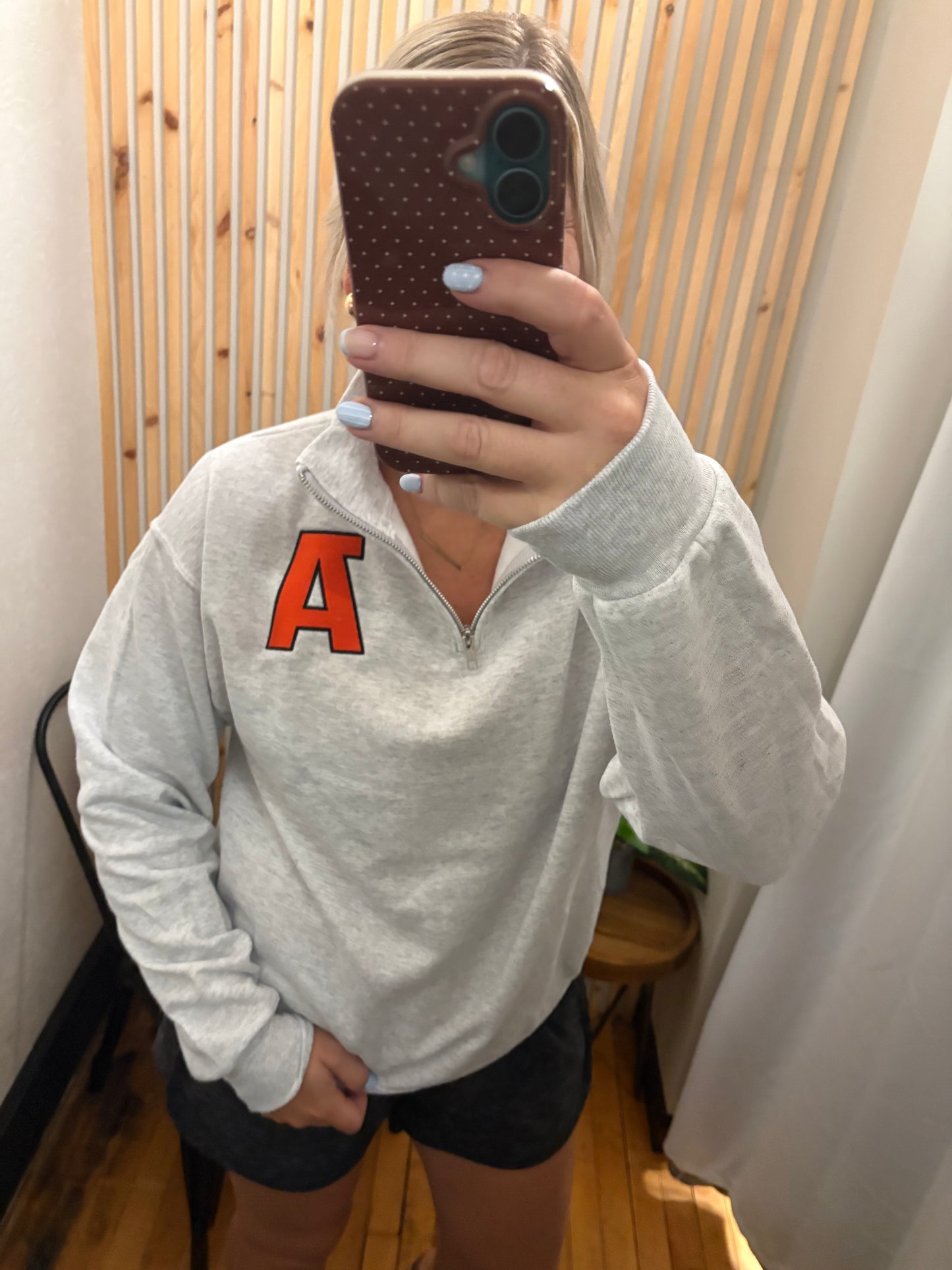Ash A 1/4 Zip Sweatshirt