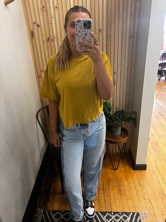Oversized Crop Tee