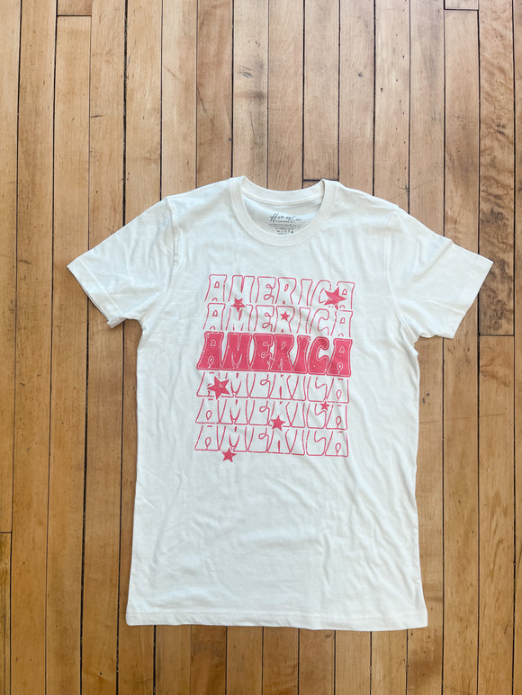 America 4th if July Graphic Tee