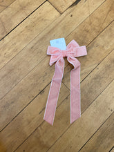 Velvet Bow Clip