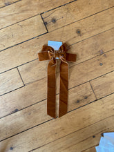 Velvet Bow Clip