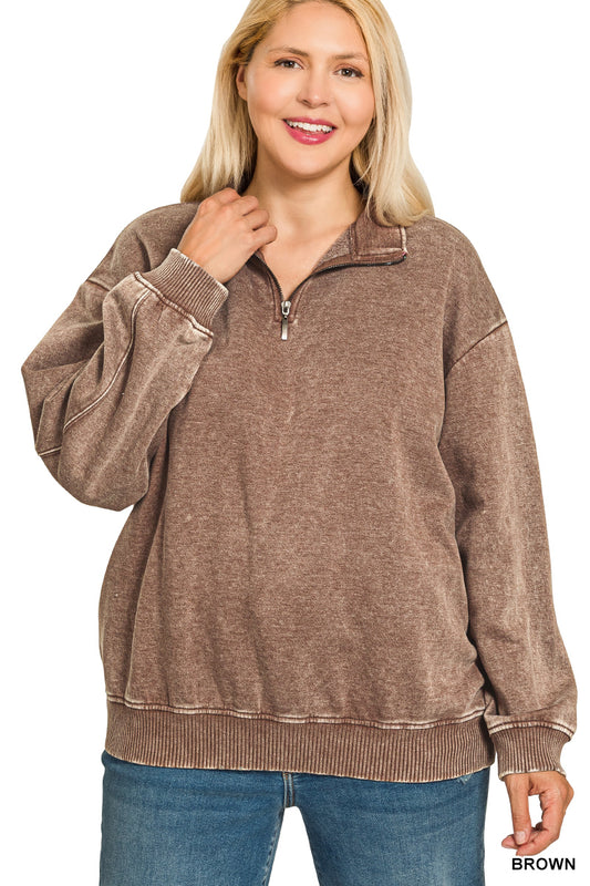 Plus Acid Wash Fleece