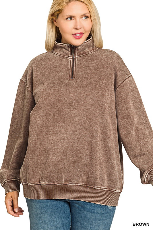 Plus Acid Wash Fleece