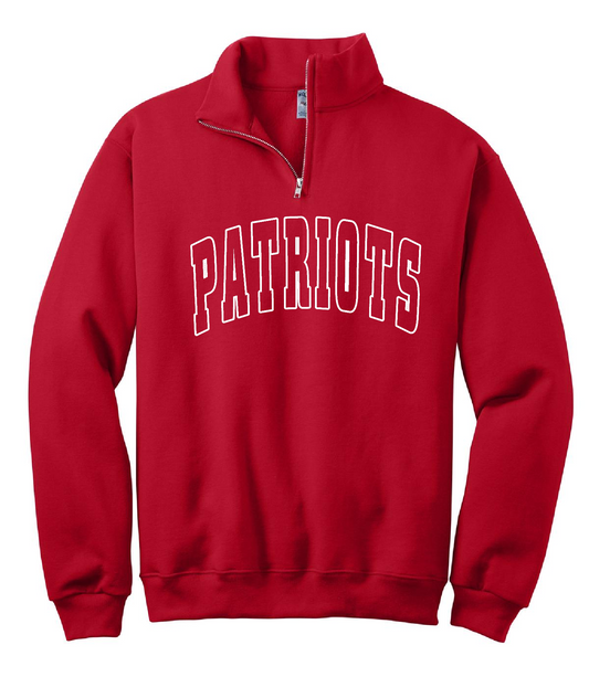 Patriots Quarter Zip Sweatshirt