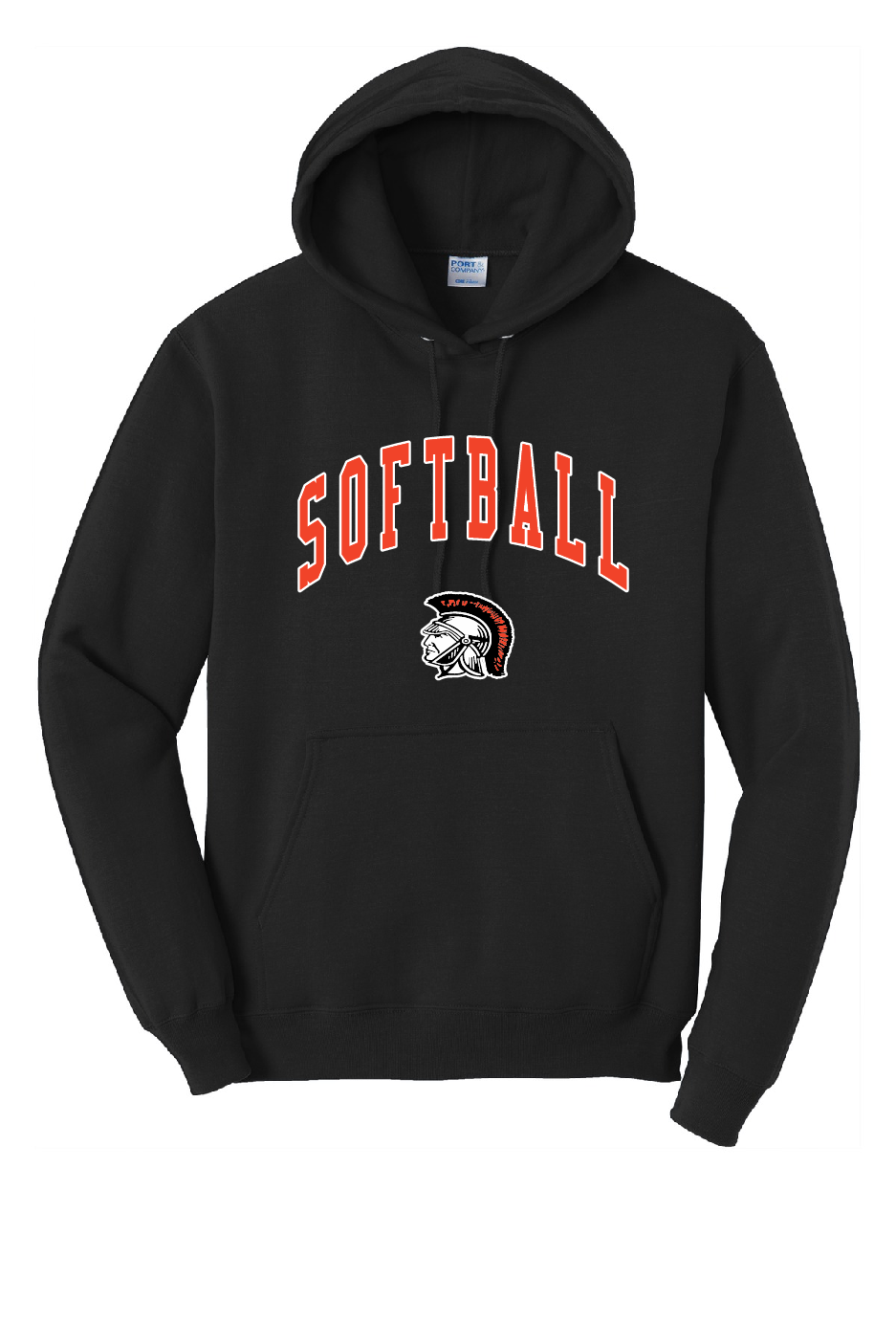 Softball Trojan Head Apparel
